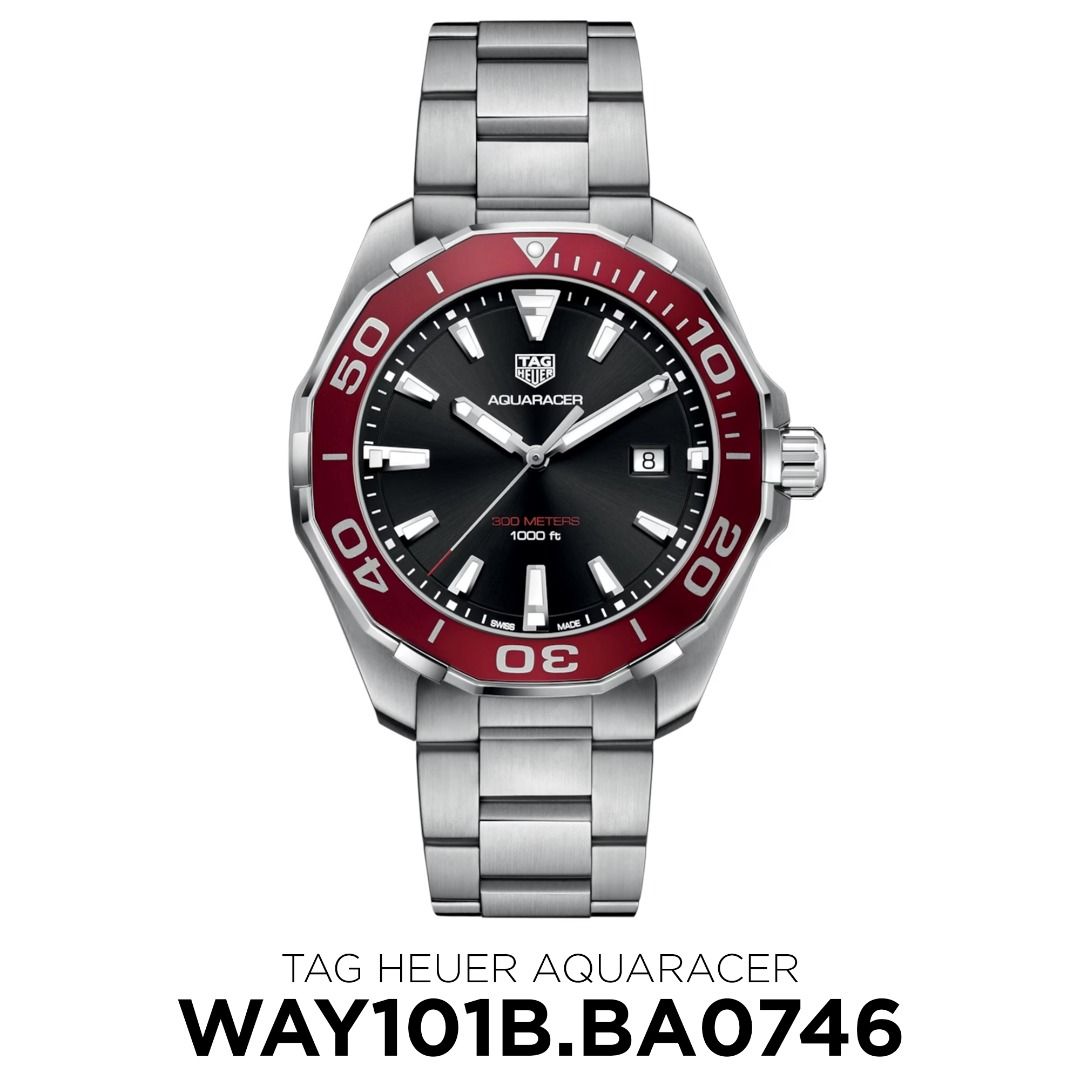 Tag heuer aquaracer discount limited edition red bezel