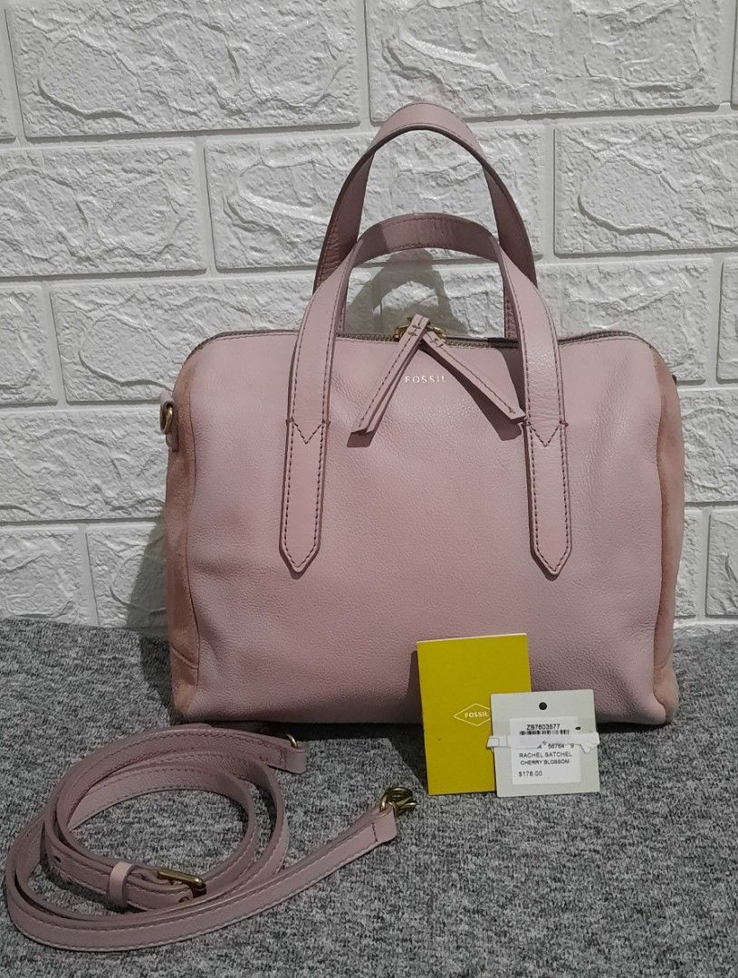 Fossil rachel shop satchel cherry blossom