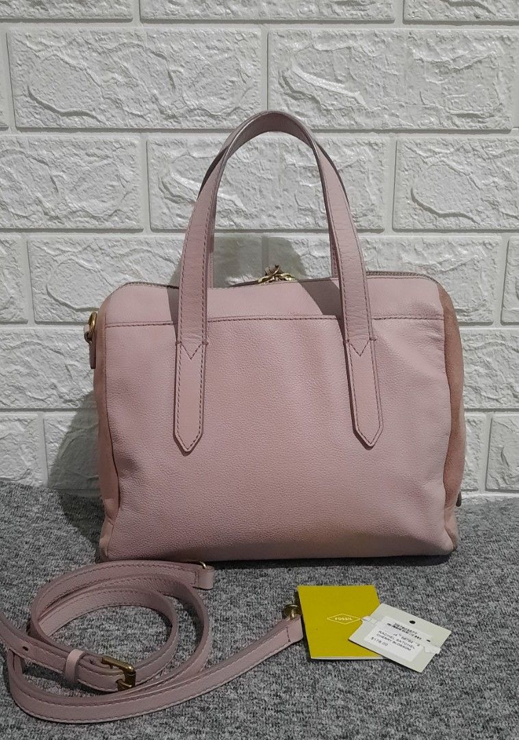 Fossil sydney satchel pink sales