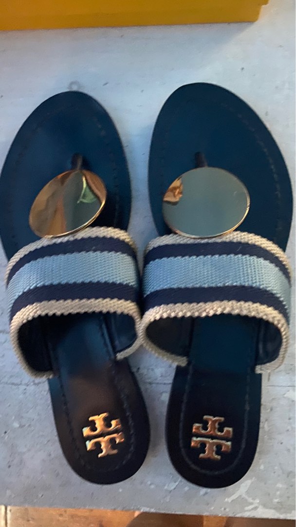 Tory Burch Patos Disc Sandals, Women's Fashion, Footwear, Flats ...