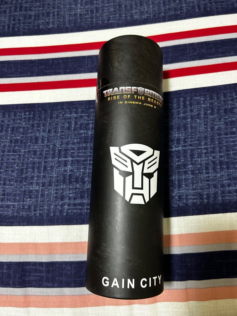 Optimus Prime Transformers Autobot Face Tumblr Bottle