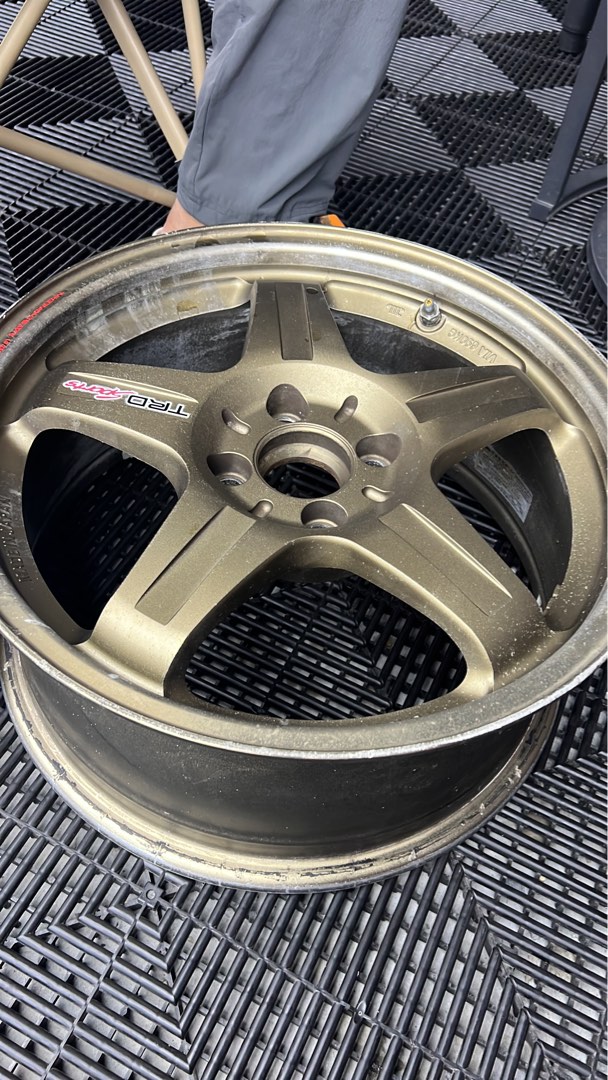 TRD bronze rim 16” 4X100 16 x 7 +33, Car Accessories, Tyres & Rims on
