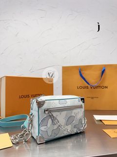 Louis Vuitton Virgil Abloh Comics Pochette Soft Mini Trunk Silver Hardware, 2023 (Like New), Handbag
