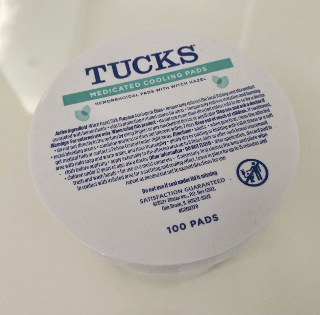 Tucks Medicated Cooling Pads, Babies & Kids, Maternity Care on Carousell