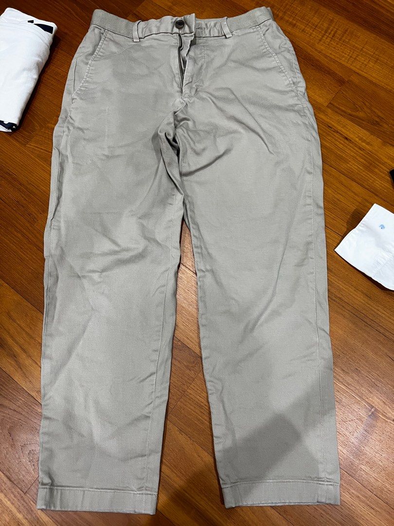 Uniqlo brown pants, Men's Fashion, Bottoms, Trousers on Carousell
