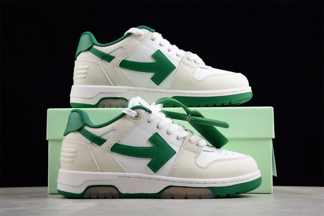 Unisex OFF WHITE Out Of Office White Green