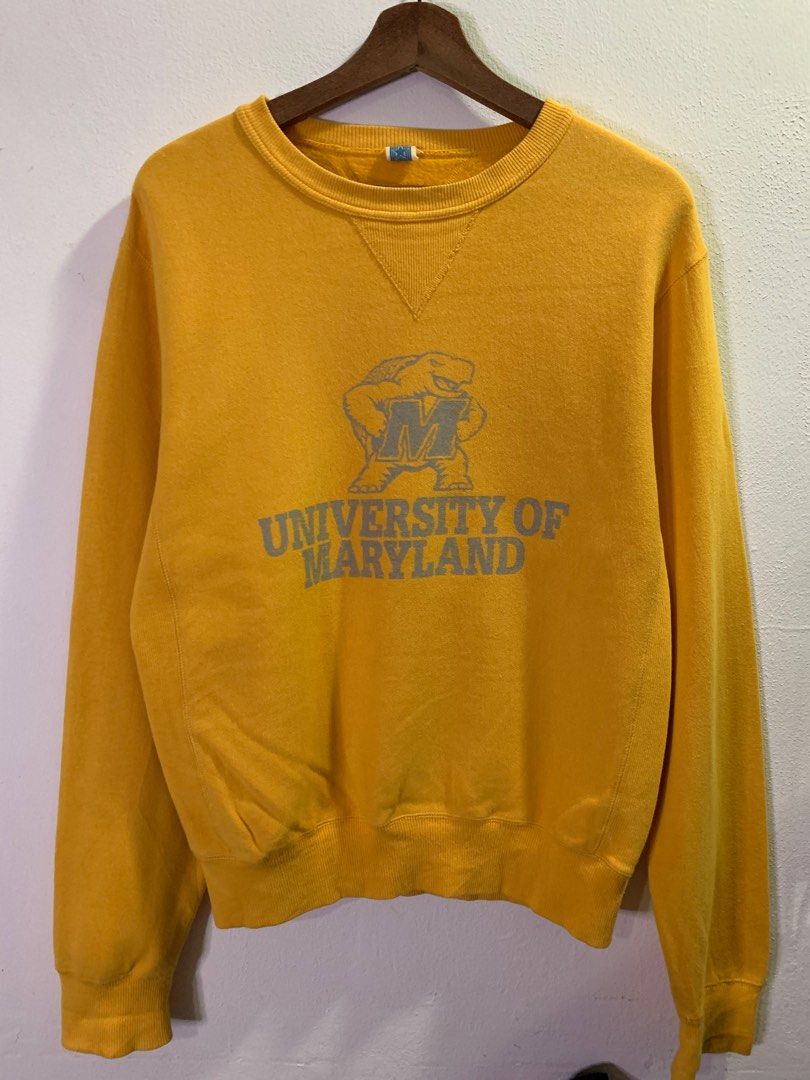 SALE UNIVERSITY OF MARYLAND SWEATSHIRT Men s Fashion Tops