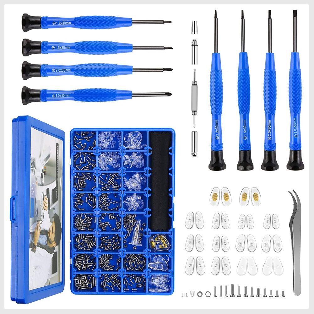 Eyeglass repair top screwdriver