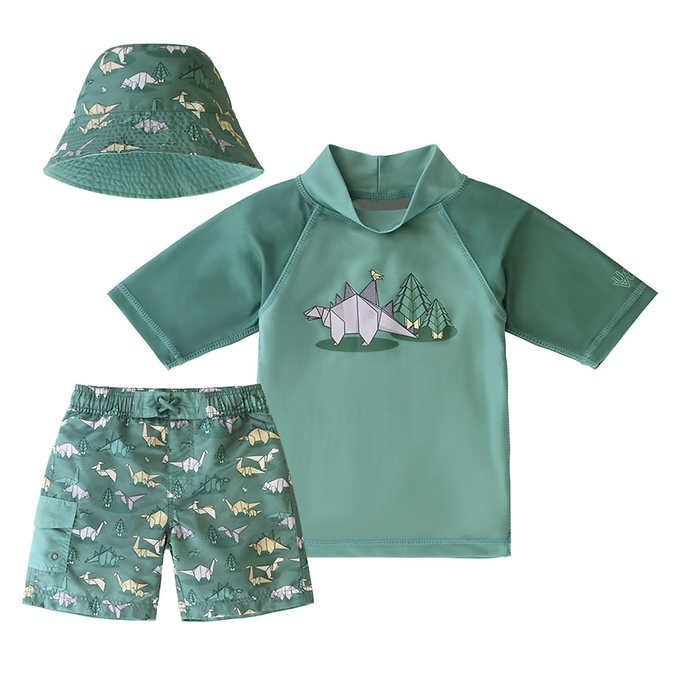 UV Skinz 3 pc piece Kids Toddler Swim Swimwear Set, Babies & Kids, Babies &  Kids Fashion on Carousell