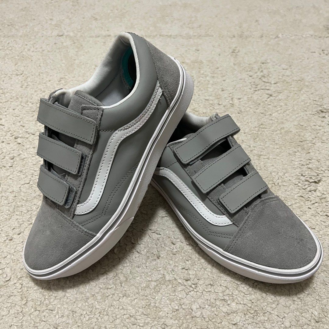 Vans Grey White Grey with 3 straps