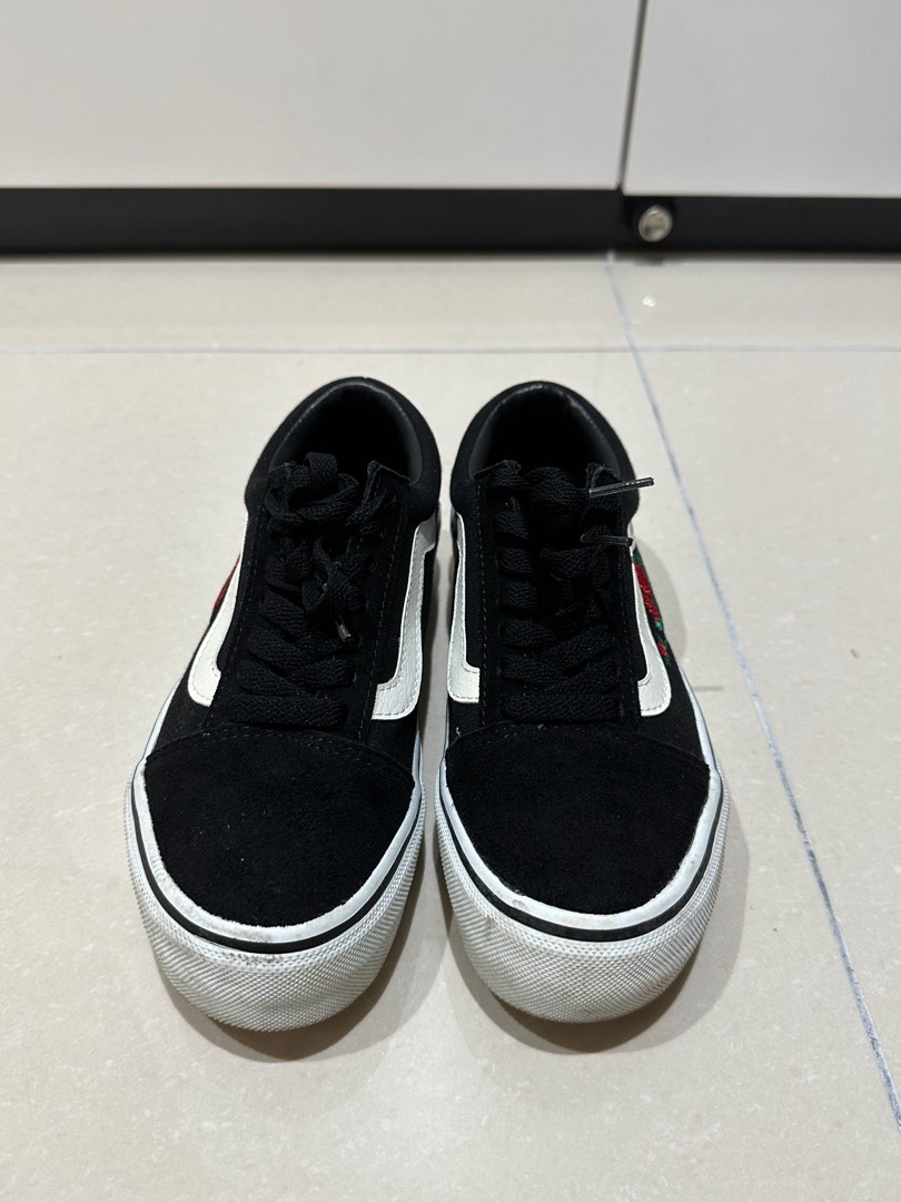 Vans rose embroidery online