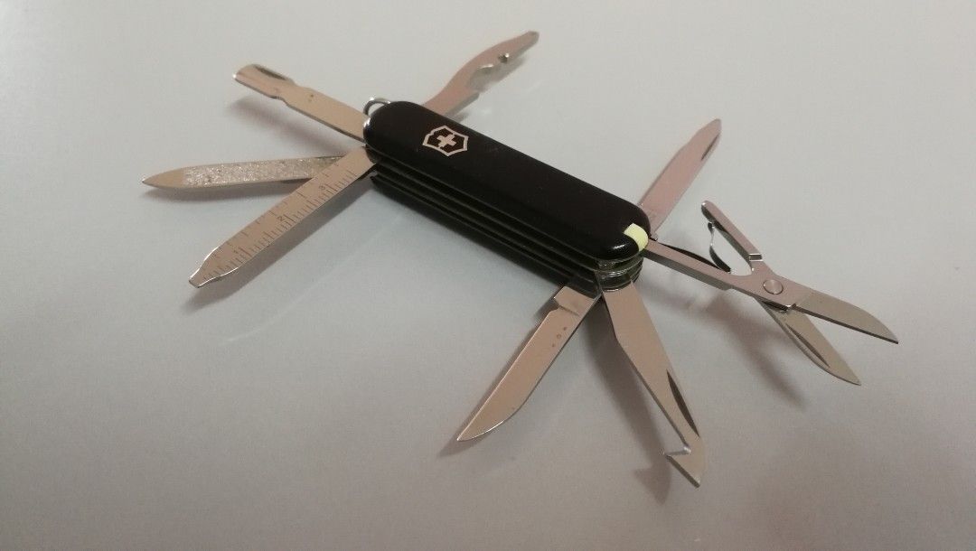 Victorinox minichamp black on sale