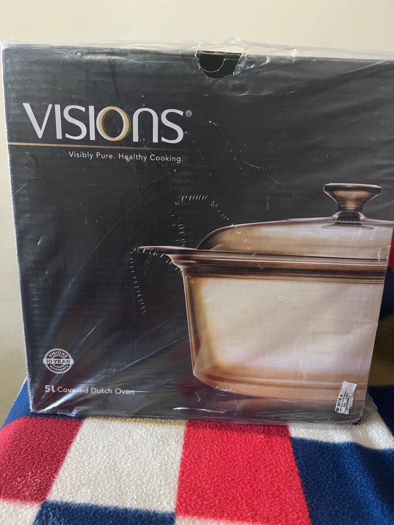 Visions 5L (Category: Cookware & Accessories) located in Mandaluyong City. Submitted by samsami10 (Listing ID 1241425952, Image 1). Description: Sealed..