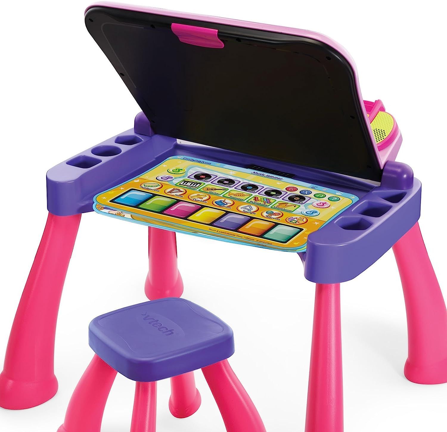 VTech Touch and Learn Activity Desk Deluxe Pink Pink Standard