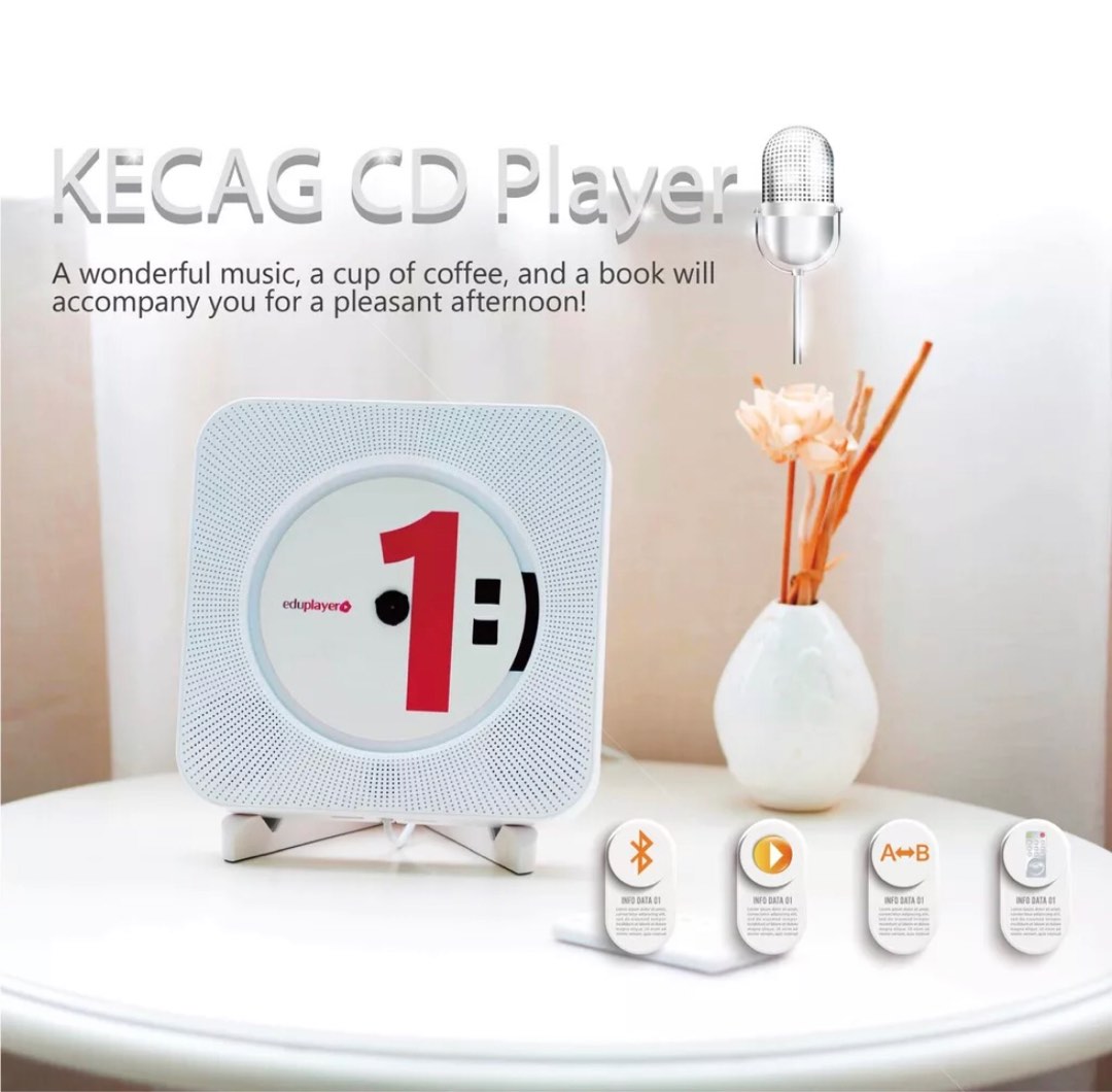 Wallmounted CD Player KPop, Audio, Portable Music Players on Carousell