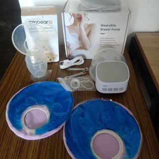 Wearable breast pump hakaa like milk collector avent  thermo pad gel