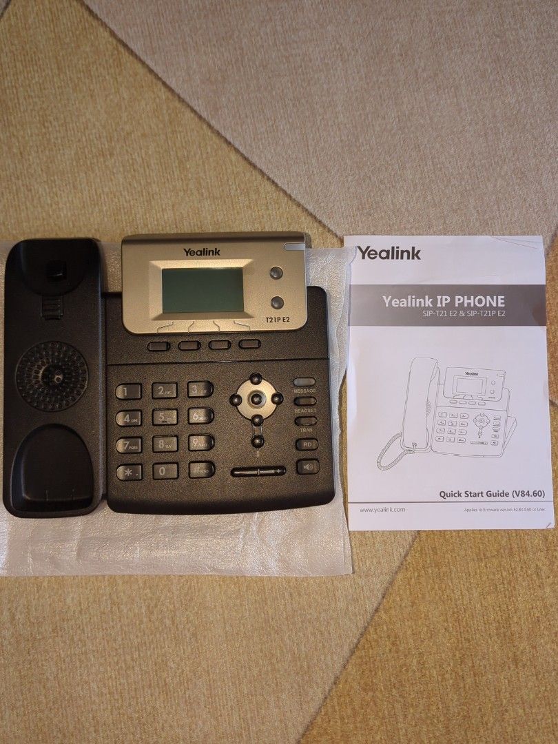 Yealink SIP-T21P E2 IP desk phone, Computers & Tech, Office & Business  Technology on Carousell