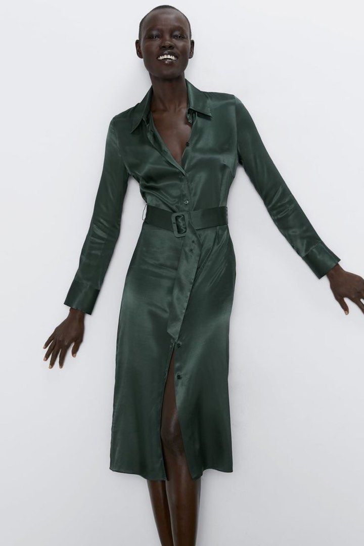 Midi shirt clearance dress zara
