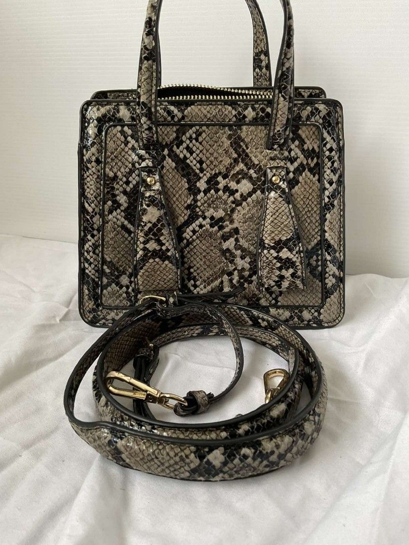 Zara mini city bag snakeskin clearance