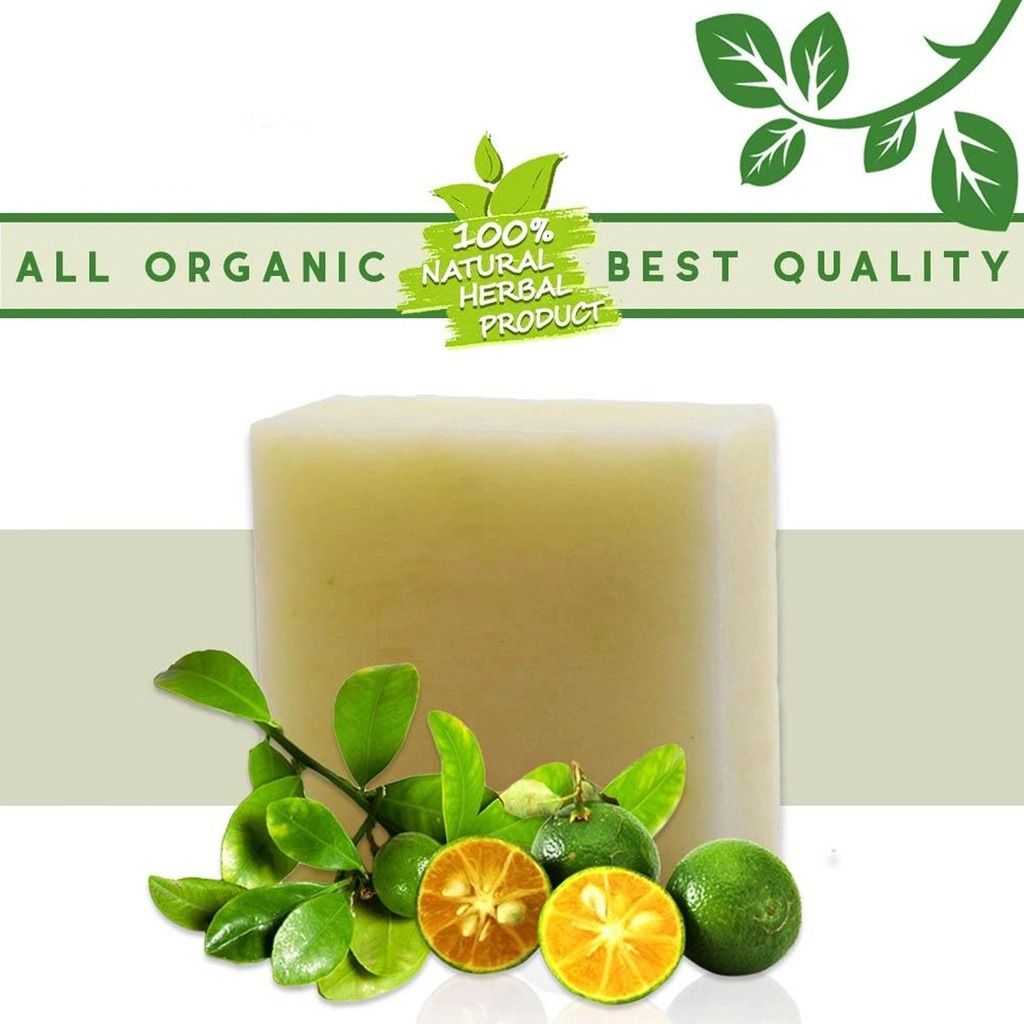100 Percent Organic Calamansi Soap for Bleaching, Dark Spots Lightening