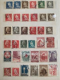 1 album of used stamps