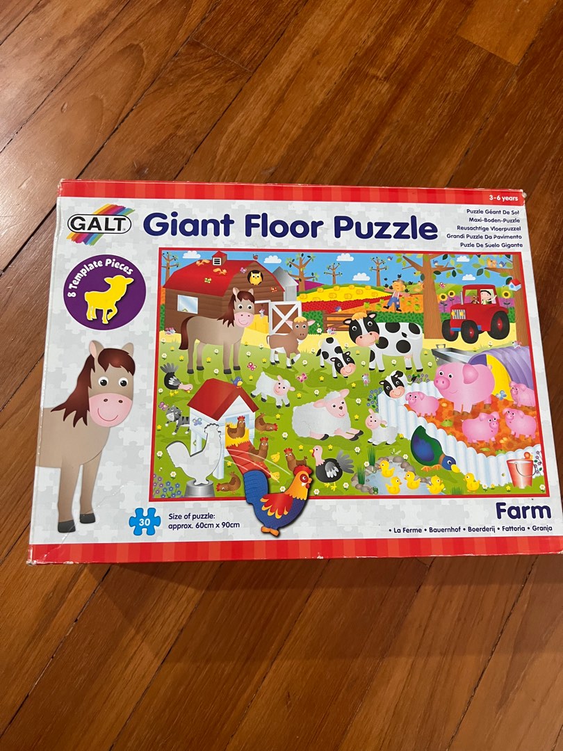 30pc Galt giant floor puzzle, Hobbies & Toys, Toys & Games on Carousell