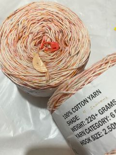 6 ply Dyed Cotton Yarn | Dye Beautiful
