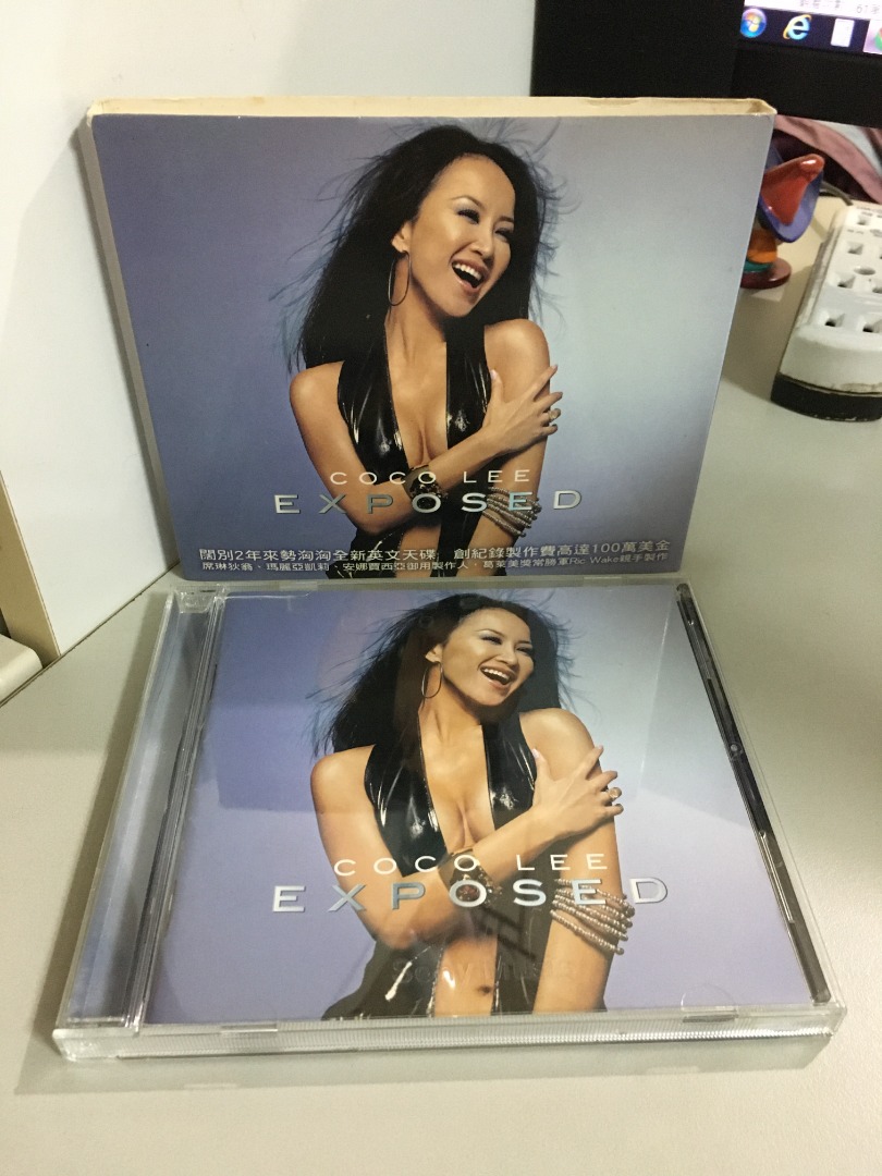 絕版珍藏＊李玟EXPOSED 紙盒+曲目解說+中譯詞COCO LEE, 書籍