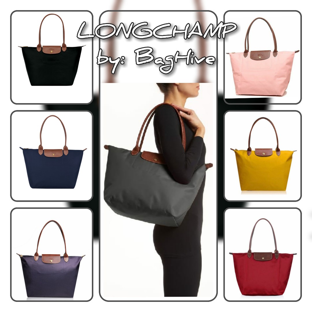 LONGCHAMP Le Pliage Long Handle Shopping Tote Bag Women's Crossbody Bag  1899/2605 009 L