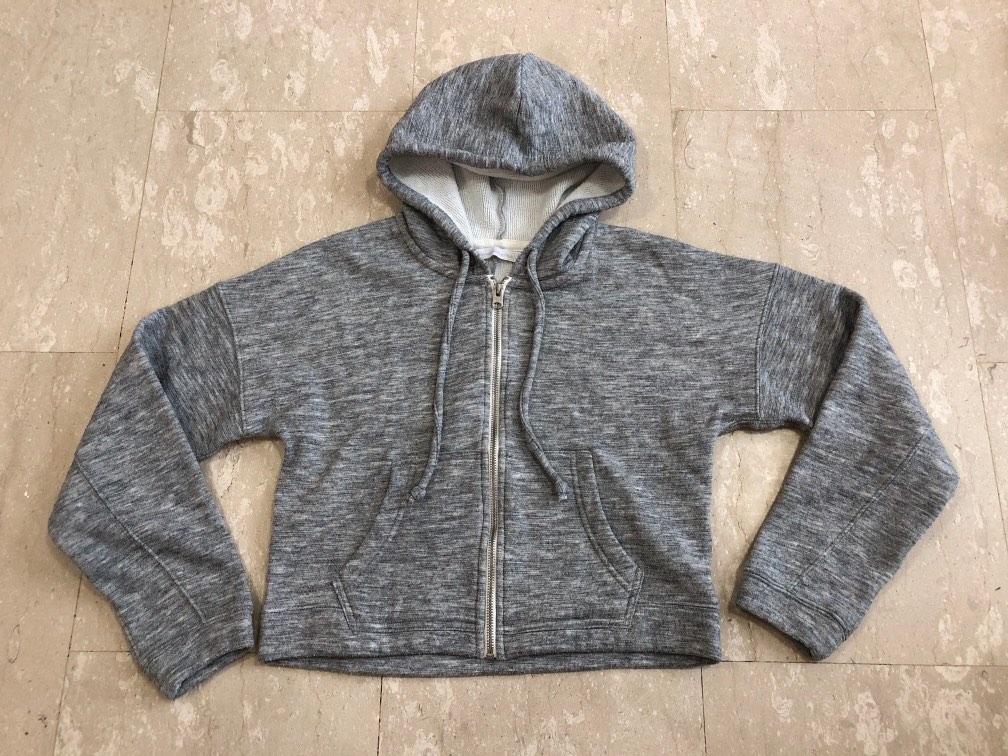 Abercrombie cropped hoodie sales