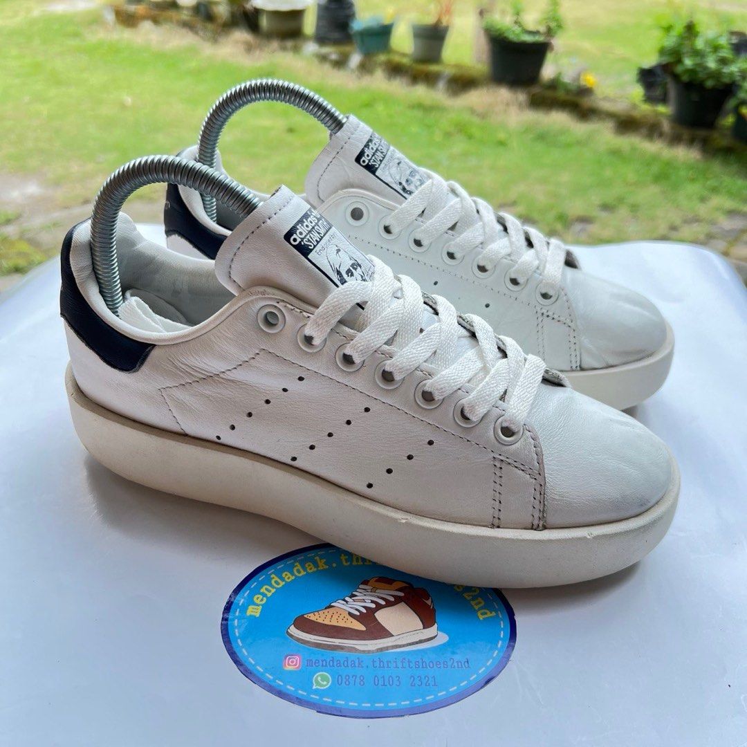 Adidas Stan Smith Bold, Fesyen Wanita, Sepatu di Carousell