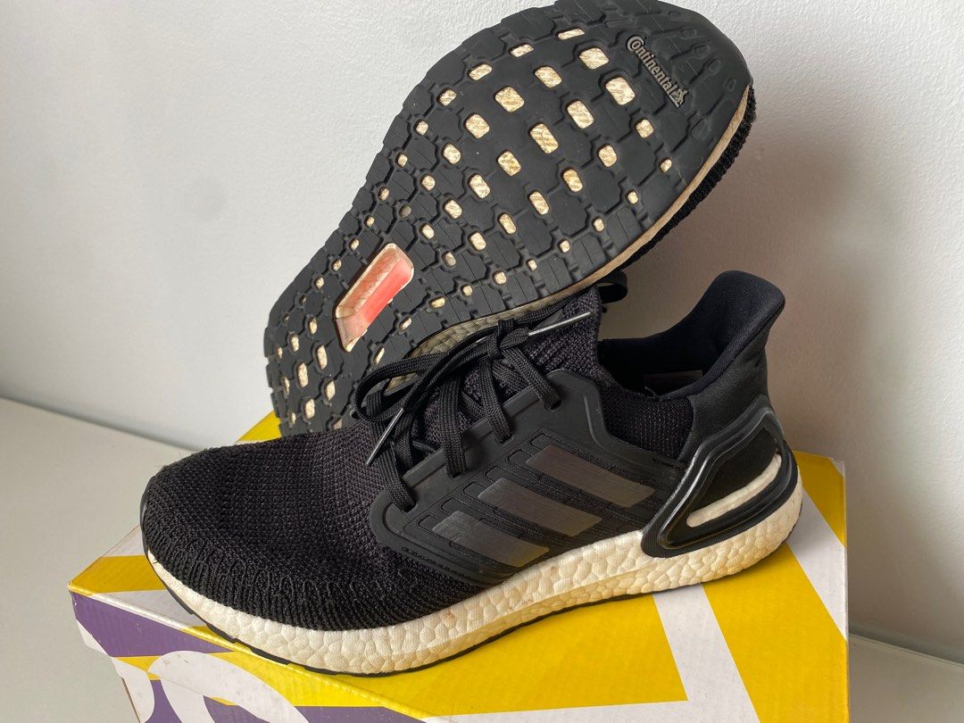 Adidas Ultraboost 20 Core Black Women s Fashion Footwear