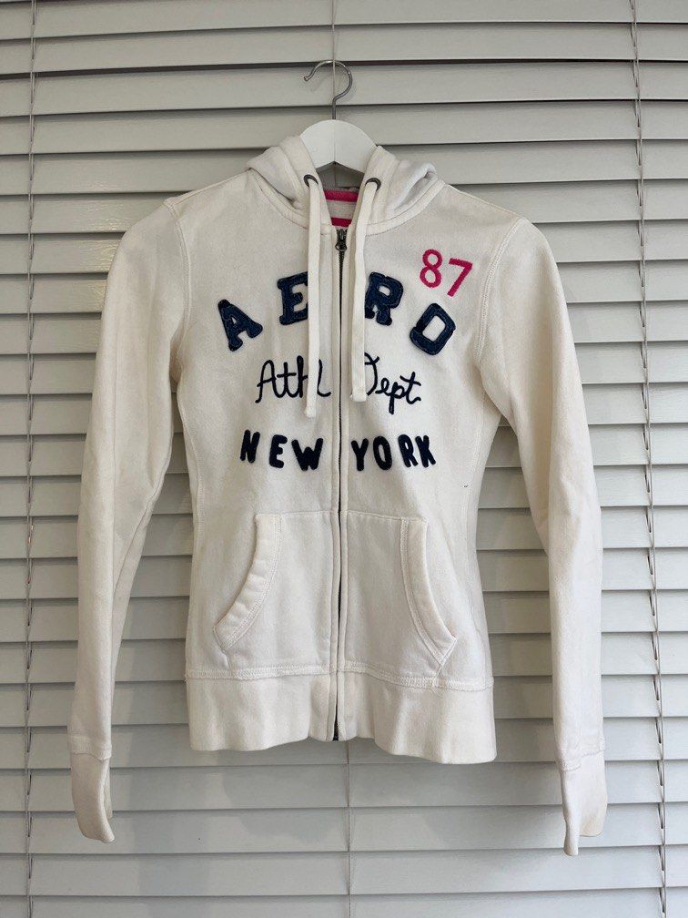 White on sale aeropostale hoodie