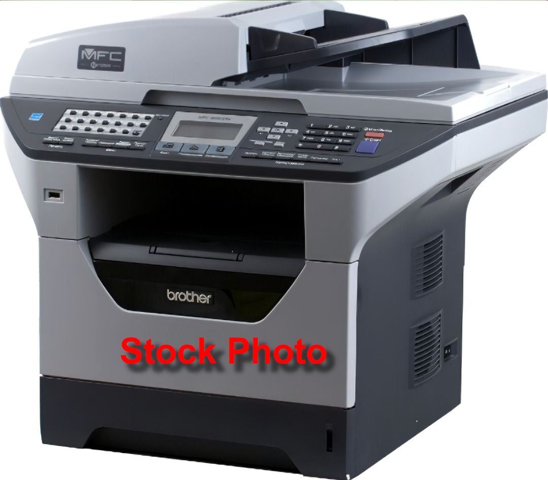 AIO Printer: Brother MFC-8880DN mono laser printer fax scan copy (Category: Printers, Scanners & Copiers) located in Quezon City. Submitted by leoricktechservices (Listing ID 1241649667, Image 2). Description: NOTICE: Compatibility is the buyer's responsibility. Condition: used. Unit is working but with issues (see below). Can still be used as a simple laser printer. Quality is actually pretty decent. Issue: * Scanner quality has become really ba