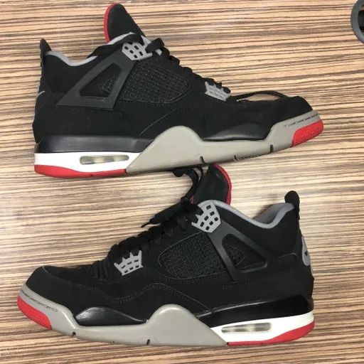Air Jordan 4 Bred 2019 Men s Fashion Footwear Sneakers on