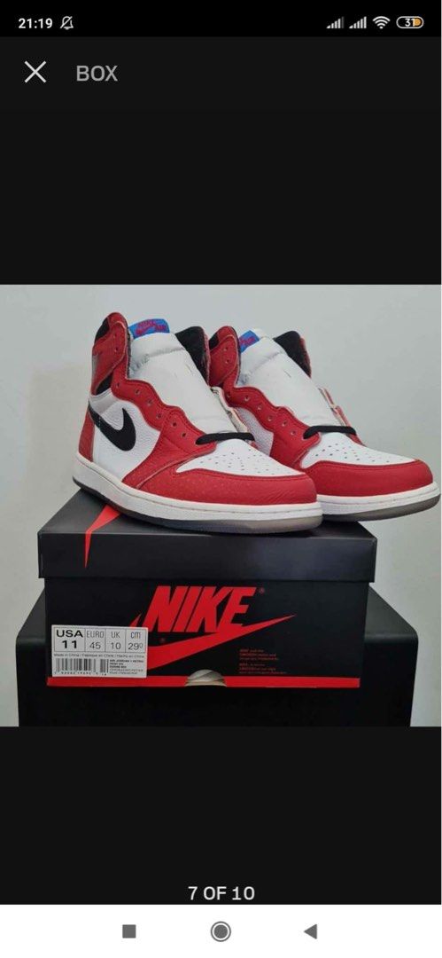 Jordan 1 origin clearance story size 10