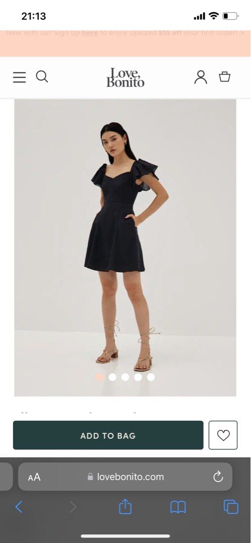 Flutter sleeve store swing dress
