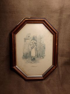 Antique Photo Frame Wall Display