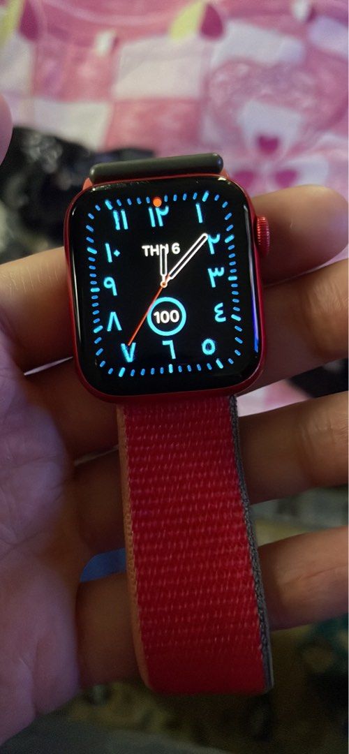 Apple Watch Series 6 40mm Gps Product Red Original Straps Luxury