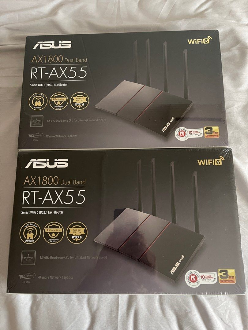 Asus RT-AX55 Router, Computers & Tech, Parts & Accessories, Networking ...