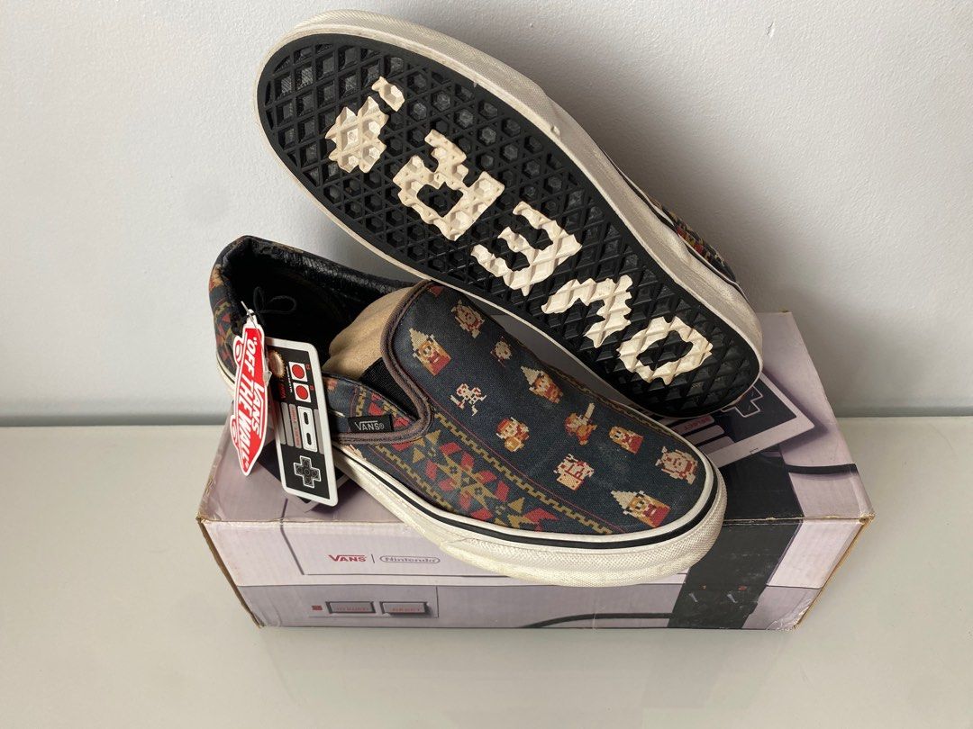 Authentic Vans x Nintendo Slip On Legend of Zelda