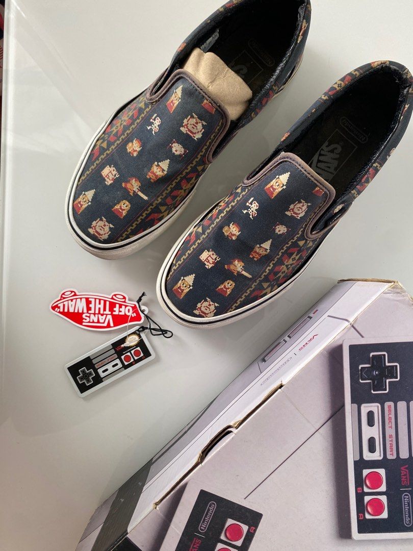 VANS Classic Slip On Shoes Legend of Zelda USED. Shoes