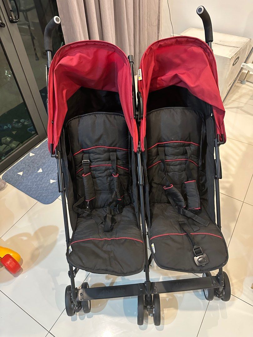 Zobo 2x double sales stroller