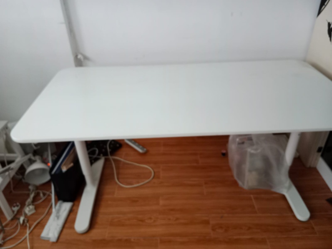 Bekant Desk (adjustable height ), Furniture & Home Living, Furniture