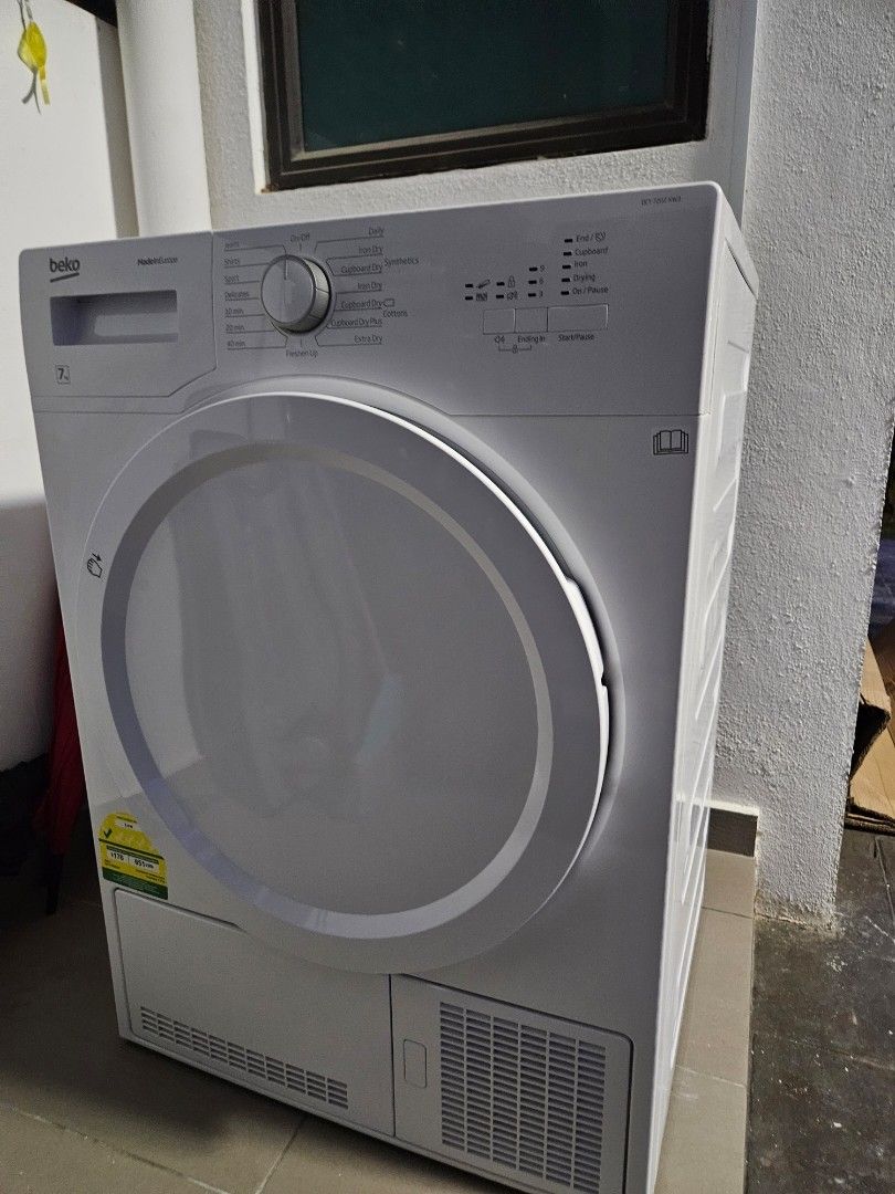 Beko Condenser Dryer 7kg, TV & Home Appliances, Washing Machines and