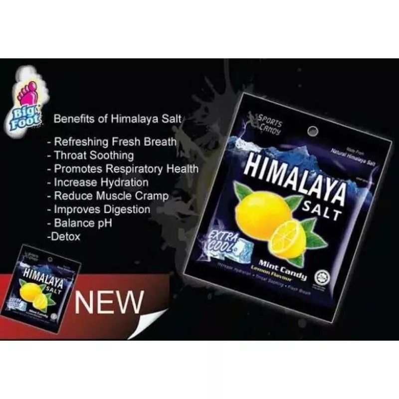 Candy Himalaya Salt Lemon Mints Sweets Hydration Throat Soothing Fresh  Breath