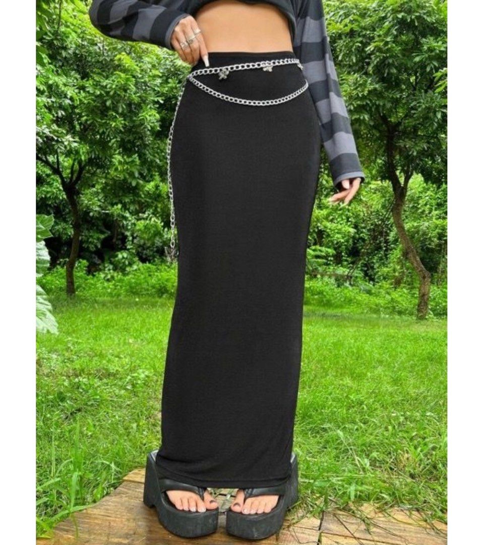Ankle length deals bodycon skirt