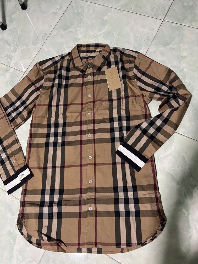 Burberry london mens shirt outlet