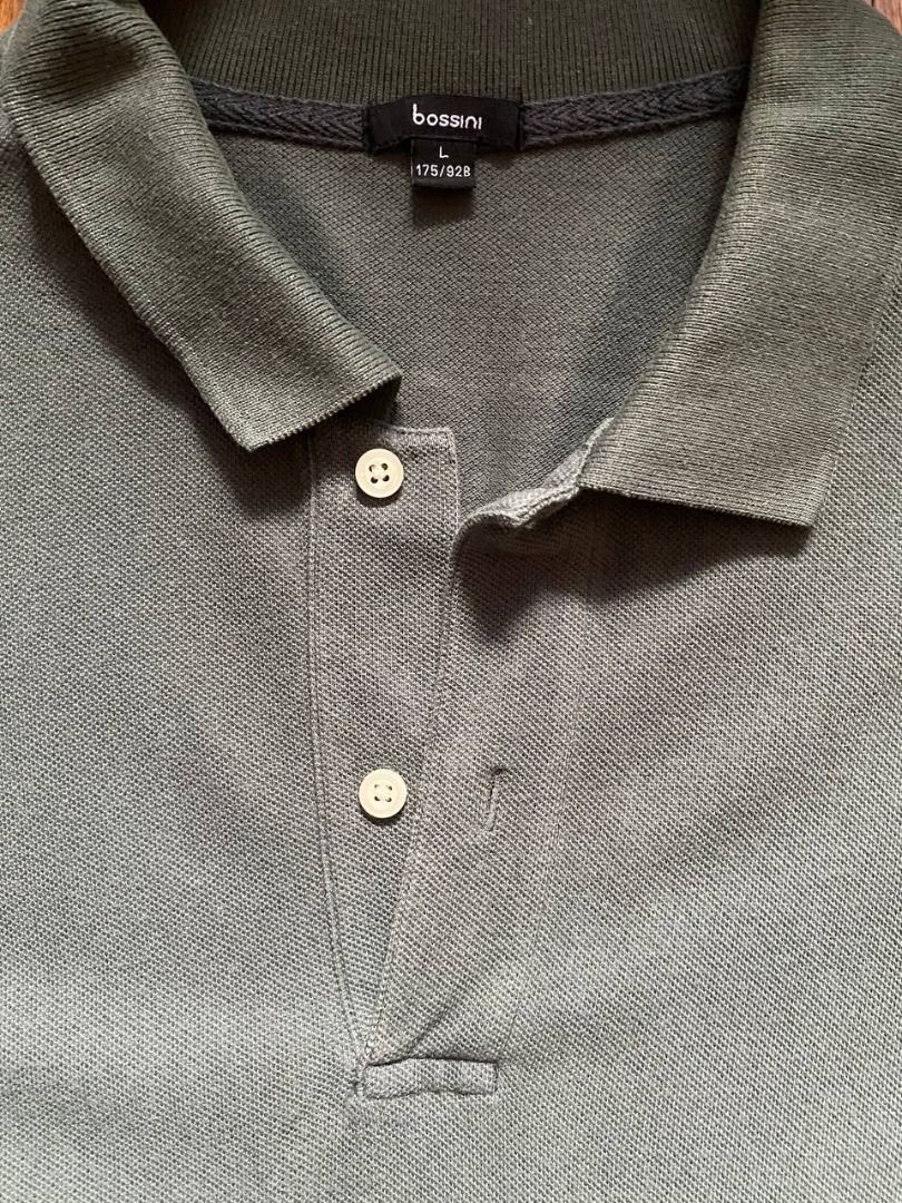 Bossino Polo Shirt (Category: Tshirts & Polo Shirts ) located in Pasay City. Submitted by juno_raph (Listing ID 1241601359, Image 2). Description: Polo Shirt Bossino L Width: 19 Length: 29 - no flaws. excellent condition. 👍🏼 Price: ₱350 Negotiable Price do not include shipping fee Feel free to DM for any questions..