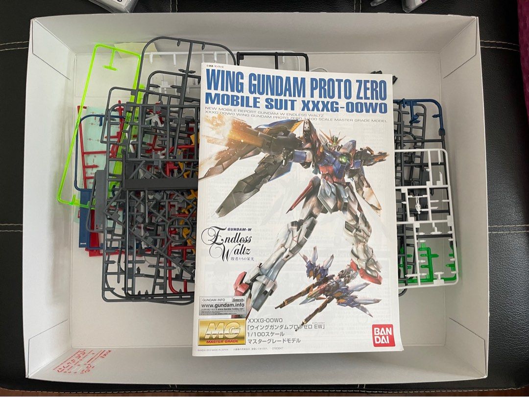 BOX ONLY Gundam Wing Proto Zero EW 1/100 MG (Category: Gundam & Model Kits) located in Mandaluyong City. Submitted by akihabara48 (Listing ID 1241621142, Image 2). Description: BOX ONLY Wing Gundam Proto Zero Endless Waltz 1/100 Scale XXXG-00W0 Master Grade Model Bought in Japan last month. .